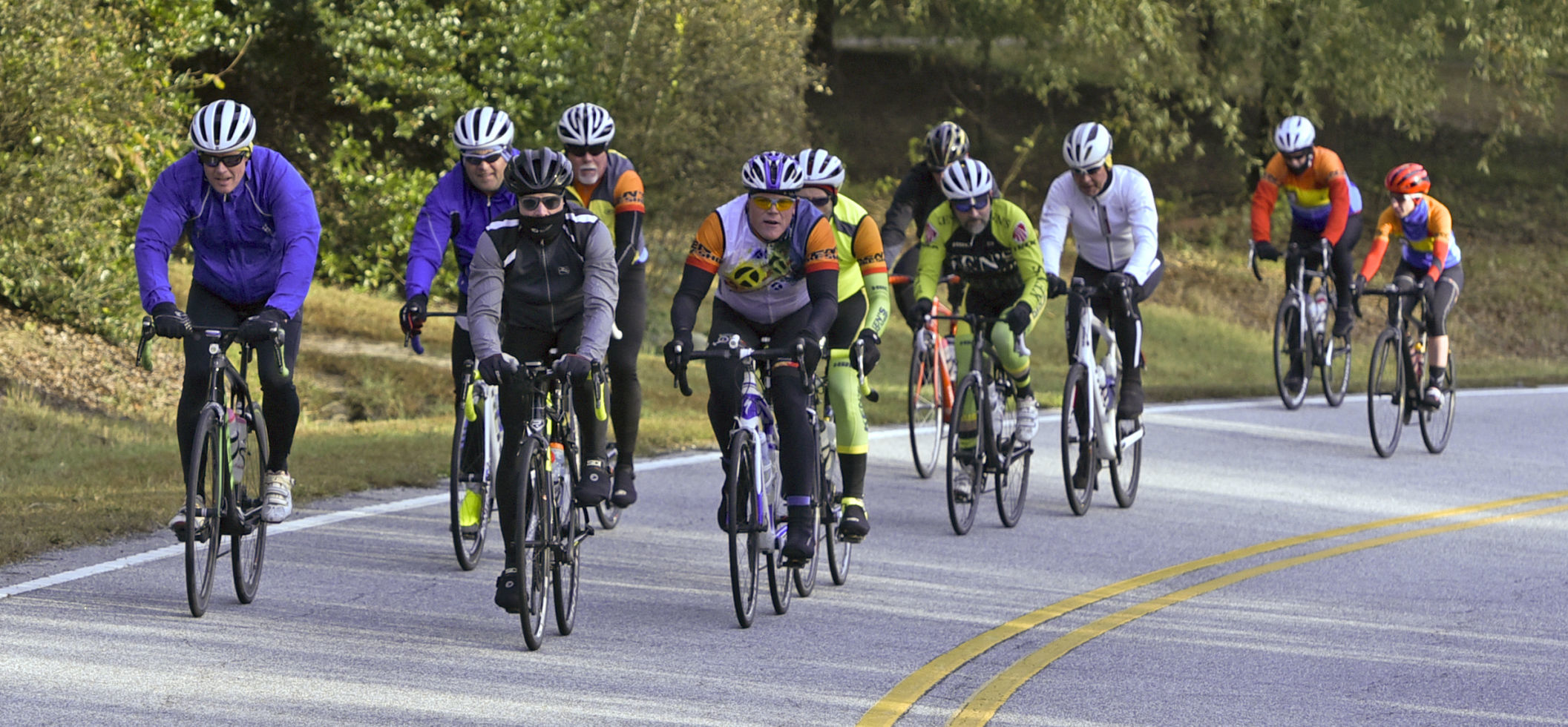 Solar Bears ride for Cancer Services